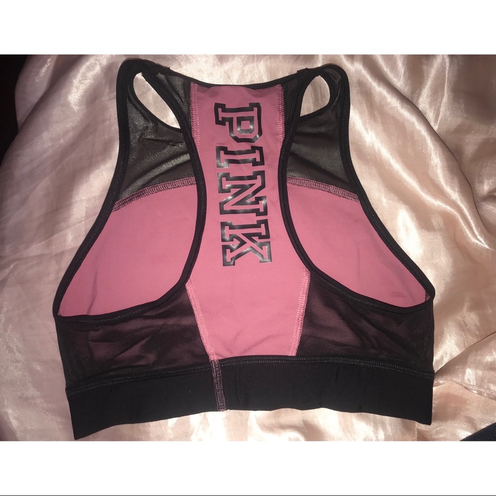 VS PINK SOFT BEGONIA MESH SPORTS BRA!!! - Picture 2 of 3